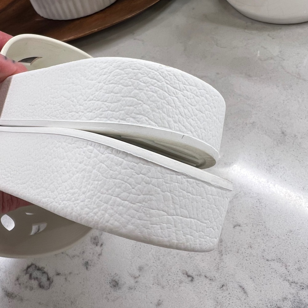 Dolce & Gabbana White Rubber Logo Slide Sandals Made in Italy Size 37 EU - Picture 12 of 12